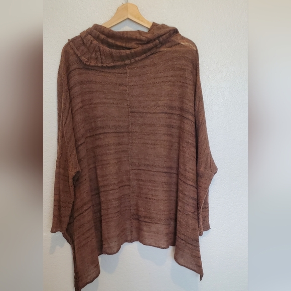 Free People Banana Split Cowl Neck Wool Blend Knit Sweater Size XS - Picture 3 of 8